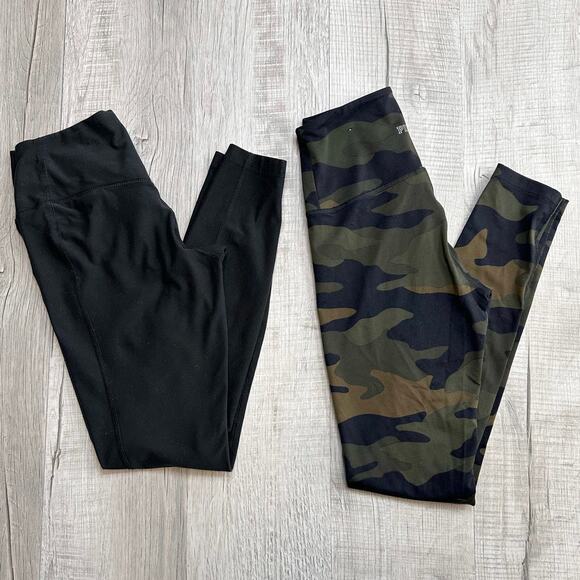 Yoga Pant Bundle Nike/Pink Victoria WMNS XS Black/Camo Pull On Active Gym Lot - Picture 2 of 13